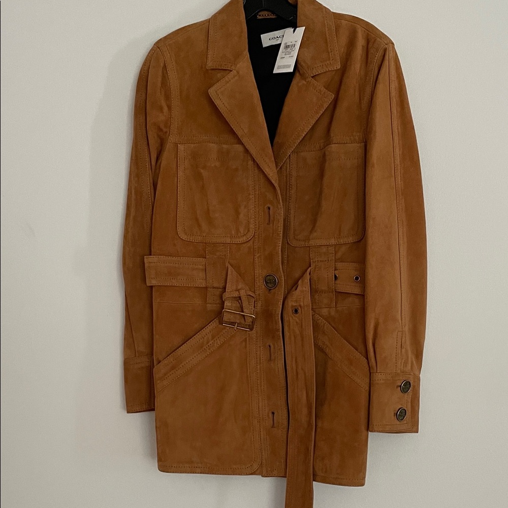 Coach Tan Utility Jacket